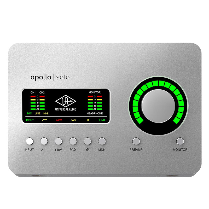 UA阿波罗Apollo Solo Twin x Duo雷电声卡UAD插件USB编曲音频接口