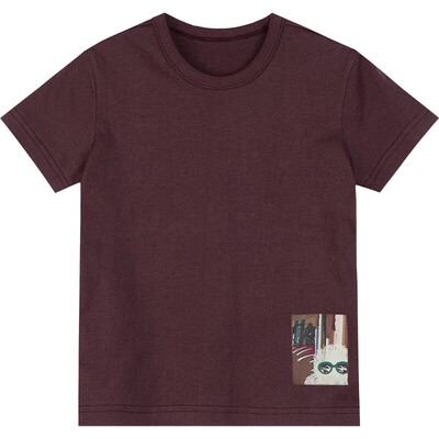 [毛怪]蓬马大童T恤短袖印花棉多色春夏装男女儿童pomme de terre