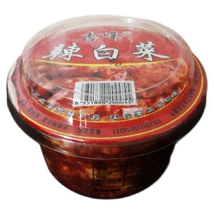 鸡西吉峰辣白菜盒装手工朝鲜辣白菜正宗东北特色辣菜韩国泡菜400g
