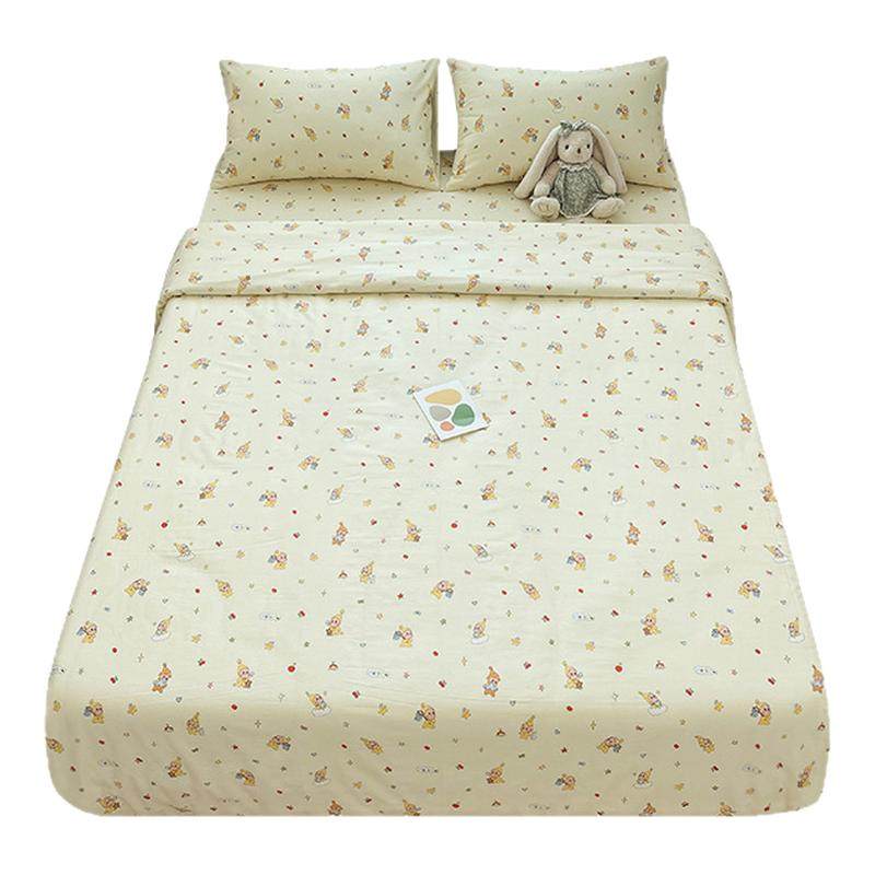 捕梦全棉卡通亲肤捕梦床单被单学生宿舍纯棉被套1.5m可配三四件套