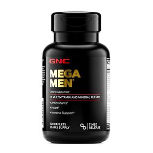GNC健安喜男士复合维生素矿物质多种缓释片120粒精氨酸男女性多维