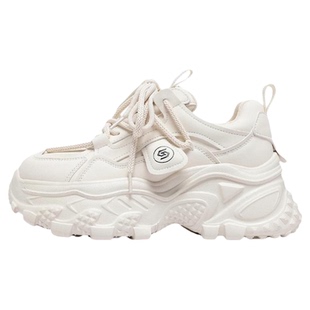 星期六厚底老爹鞋女款2025新款冬季加厚加绒女鞋增高运动休闲鞋子