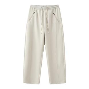 CLOUDSPACE【解构休闲裤】云朵空气层弯刀裤春秋宽松简约休闲裤女