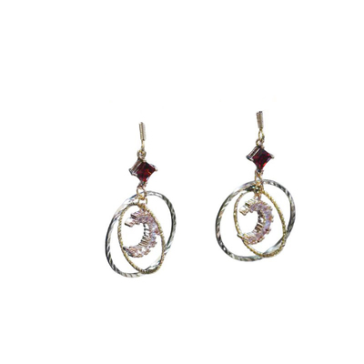 月光爱人MoonLover锆石耳环