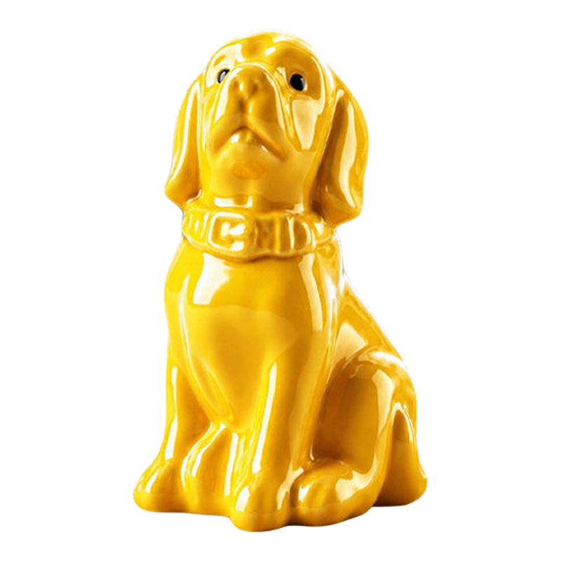 陶瓷狗摆件吉祥工艺品西北缺角