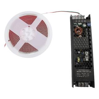 24V三色灯带led灯条变色家用客厅吊顶变光线条灯槽遥控智能调光灯