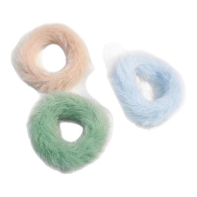 OSEWAYA毛绒可爱发圈3色套装