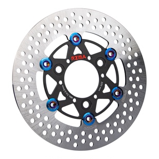 RZMA瑞祖玛220五星浮动盘铝合金电动摩托车7.0孔距通风制动碟刹盘