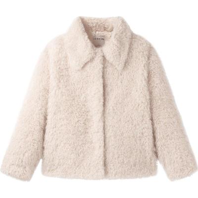 乐町韩系通勤仿羊羔毛外