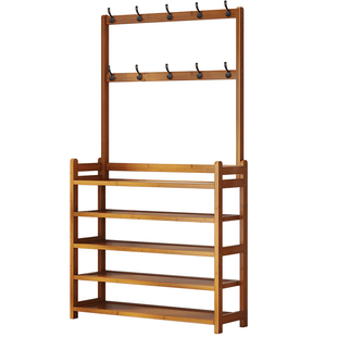 鞋架子家用门口室内好看多层一体式鞋帽架简易经济型鞋柜出租房用