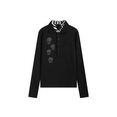 【免费试穿】亚文化假两件长袖