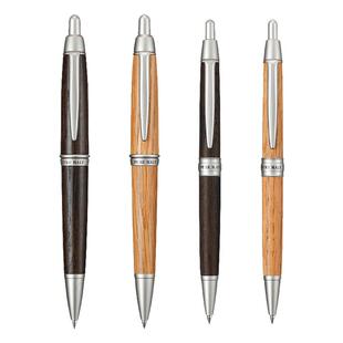 日本uni三菱铅笔橡木办公圆珠笔0.7多功能笔学生用UMN-515文具商务送礼日系三菱原子笔橡木笔杆5合1黑笔0.5