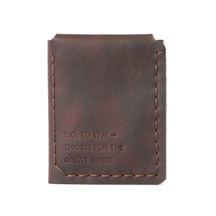 白日梦想家DIY材料包疯马牛皮自制手作钱包送男朋友老公礼物