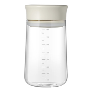 lissa旋钮密封罐玻璃食品级干货陈皮专用咖啡豆储存分装防潮瓶罐