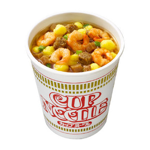 日本日清开杯乐合味道杯面方便面速食泡面 鱼翅原味海鲜咖喱番茄