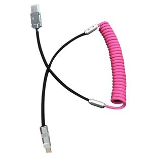 车载手机充电线汽车数据线USB适用ios安卓carplay快充TypeC一拖二