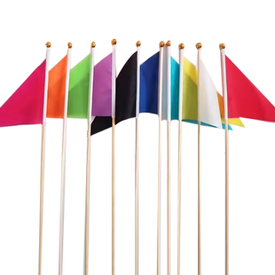 贤达插地标记旗工地结婚施工开工记号旗标旗三角彩旗草坪土地立式标杆