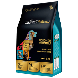 Talentail极智新西兰进口鲜肉狗粮5kg低脂鱼肉配方添加卡卡杜李
