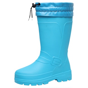 农活鞋防滑耐磨防水冬季保暖加棉下地干活农村园艺种植鞋子花艺师