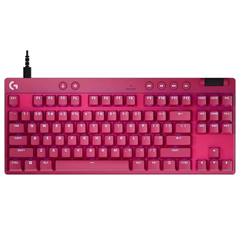 罗技G PRO X TKL RAPID RT磁轴机械键盘有线电竞游戏打瓦FPS拆包