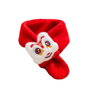 狗狗帽子舞狮头套头饰新年帽泰迪法斗约克夏比熊小狗宠物猫咪围巾