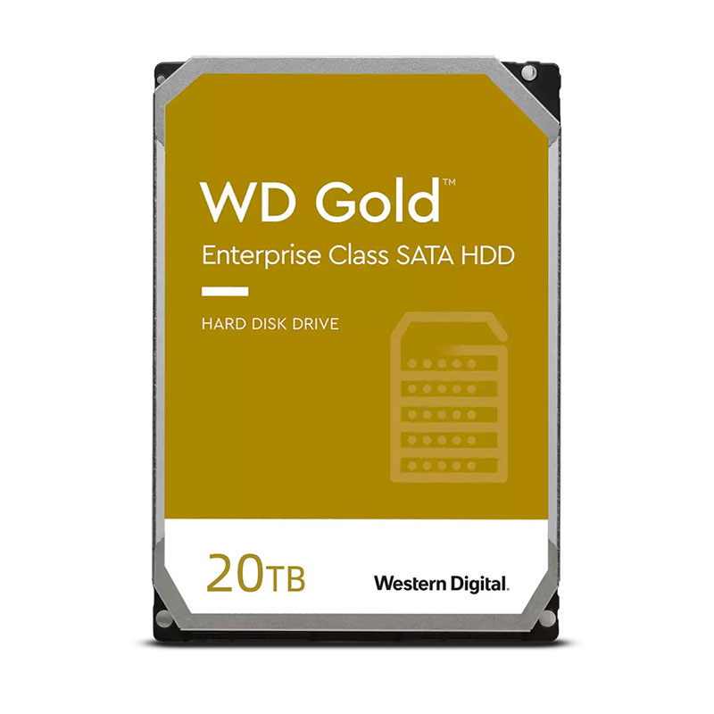 WD西部数据机械硬盘20t服务器硬盘西数金盘20tb官方旗舰店正品HDD