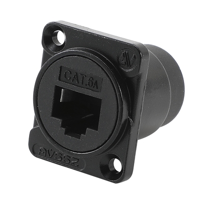 D型模块千兆网络双通对接座