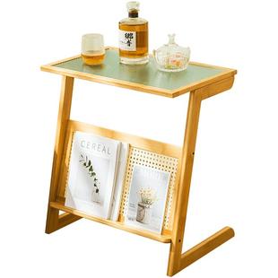 边几小茶几床头桌子沙发边桌柜长虹玻璃小户型方茶桌日式迷你角几