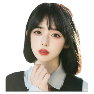 假发女短发仿真发夏天薄款自然全头套式减龄新款波波头黑色假发套