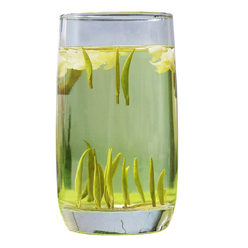 2026新茶明前单芽茉莉花茶兰雪银针大白毫特级炒花浓香型奇山飘雪