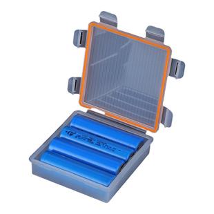 劲码18650锂电池收纳盒保护盒防潮防潮防水溅适用头灯强光手电筒风扇唱戏机3.7V 4.2V充电动力电池整理盒配件