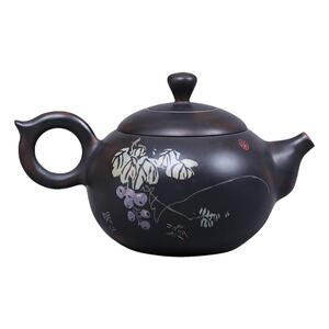 建水紫陶明仁金麟多款手工茶壶
