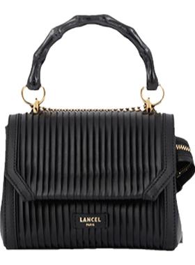 LANCEL/兰姿 Ninon小号单肩斜挎包翻盖包 竹节手柄