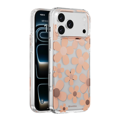 苹果17promax花朵磁吸防摔手机壳