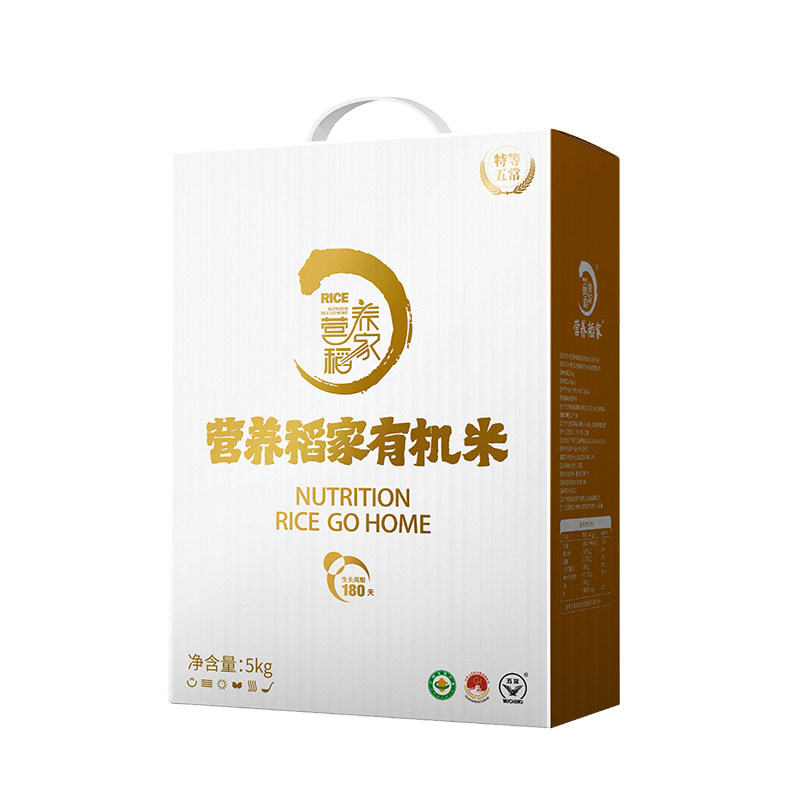 营养稻家特等有机五常大米10斤