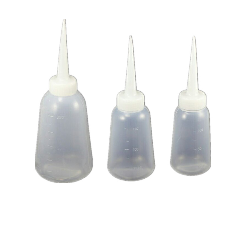 包邮工业用点胶瓶加厚尖嘴瓶胶水瓶塑料瓶滴胶壶小油壶250ML500ML