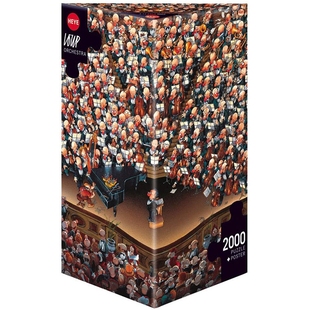 现货HEYE管弦乐队演奏会2000片8660德国进口拼图益智雷诺瓦急诊室