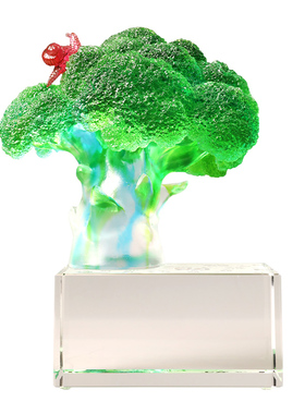 古东东琉璃发财树摆件新年招财