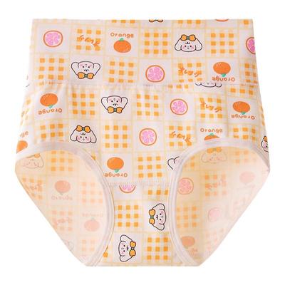 儿童内裤女童小女孩100%全棉三角内裤卡通透气宝宝短裤不夹屁屁