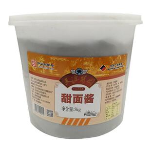 六必居天源酱园甜面酱5kg北京烤鸭美味甜面酱蘸食炒菜餐饮包装