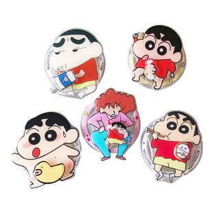 可爱挨打蜡笔小新磁吸支架适用MagSafe手机强力吸附桌面懒人支架