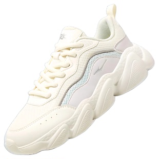 鸿星尔克女鞋软底运动鞋秋冬新款网面舒适轻便减震品牌休闲老爹鞋