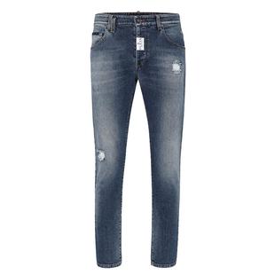 PHILIPP PLEIN PP 男士时尚水洗修身长裤牛仔裤 MDT3550 PDE004N