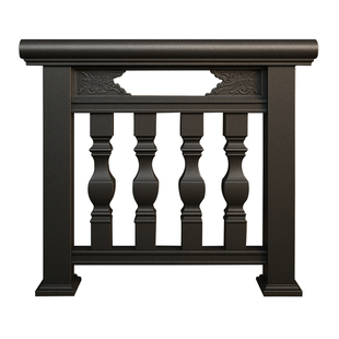 铝合金围栏仿大理石阳台护栏仿石别墅楼梯扶手户外花园罗马柱栏杆