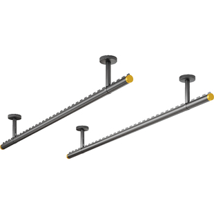 政府补贴晾衣杆阳台固定式悬挂墙上晾衣架吊杆家用铝合金晾衣服杆