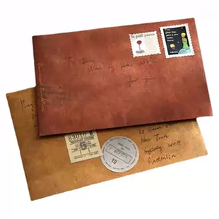 加厚信封信纸套装浪漫复古情书简约牛皮手写高级古风生日毕业贺卡