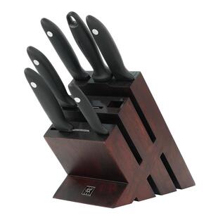 双立人Point银点全套厨房刀具7件刀套套装不锈钢菜刀多用刀切片刀