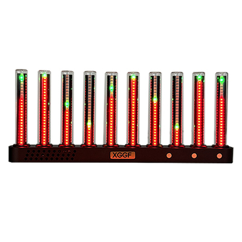 LED频谱灯拾音拟辉光频谱氛围灯声控音乐频谱电竞房桌面节奏灯