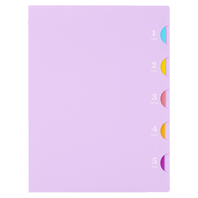 日本maruman满乐文活页本5CHART分类活页夹简约黑色活页本封面带索引记事本学生科目分类本子笔记本B5