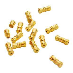 18K包金保色铜镀金螺丝链接5*11mm项链扣diy饰品配件手链项链扣头